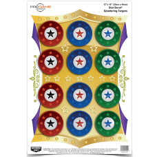 Birchwood Casey Pregame Target, Star Burst, 12x18, 8 Targets BC-35572