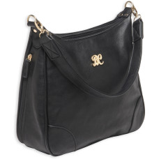 Bulldog Cases Hobo Style Purse, Includes Universal Fit Holster, Black Leather Finish BDP-010