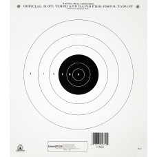 Champion Traps & Targets GB3 NRA Target, 50 Feet Pistol Timed & Rapid Fire, 12 Pack 40751