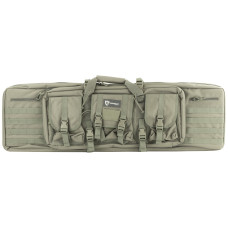 Drago Gear Double Gun Case, Dbl Rfl Cs, Seal Grey, 600D Polyester, 42