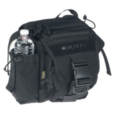 Drago Gear Hiker Shoulder Pack, Black, 600D Polyester 15-301BL