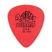 Dunlop TORTEX Standard .50mm Red Pack of 12 Picks