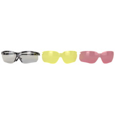 Howard Leight XC Glasses, Black Frame, 3 Lenses R-01637