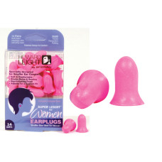 Howard Leight Super Leight Ear Plug, Foam, Women's, NRR 30, Pink R-01757