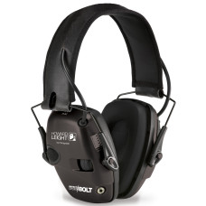 Howard Leight Impact Sport Bolt, Electronic Earmuff, Folding, Black R-02525