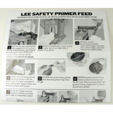 Lee Precision Instructions Safety Primer Feed prior to 2012