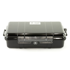 Pelican 1060 Case, Black Case With Black Lid, Hard Case, Interior Measures 8.25