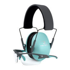 Radians Lowset Ladies Range Combo, Earmuff/Glasses Combo, Aqua LS0820CKCS