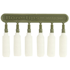 Swab-Its Bore-Tips Swab-its, Bore Cleaner, 30 Caliber Cleaning Swabs, 6 Pack 41-3001
